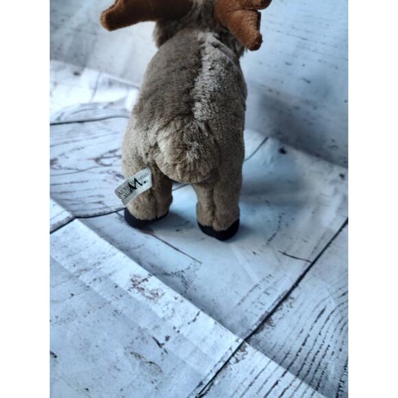 Alaska Friends Moose Plush Animal Brown Standing Small 8inch Alaska Souvenir - Picture 5 of 9